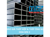 BẢNG BÁO GIÁ THÉP HỘP & THÉP ỐNG MẠ KẼM HOA SEN 3