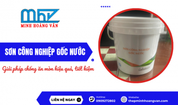 Sơn công nghiệp gốc nước: Giải pháp chống ăn mòn hiệu quả, tiết kiệm
